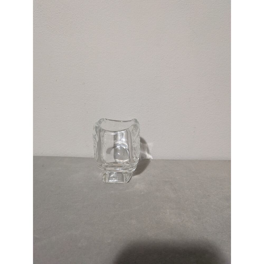 Partylite Rosehearts ~ Clear Glass Heart Shaped Candle Holder with Rose Pattern - Picture 2 of 10
